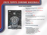 Image for 2025 Topps Chrome Baseball Hobby Box