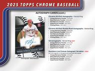 Image for 2025 Topps Chrome Baseball Mega Box