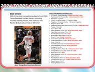 Image for 2024 Topps Chrome Update Series Baseball Hobby Box