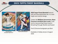 Image for 2025 Topps Finest Baseball Hobby Box