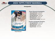 Image for 2025 Topps Finest Baseball Hobby Box