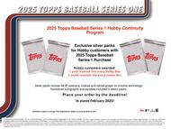 Image for 2025 Topps Series 1 Baseball Hobby Jumbo Box