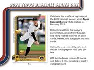 Image for 2025 Topps Series 1 Baseball Hobby Jumbo 6-Box Case