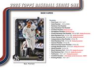 Image for 2025 Topps Series 1 Baseball Hobby Jumbo 6-Box Case