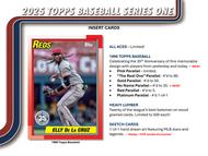 Image for 2025 Topps Series 1 Baseball Hobby Jumbo 6-Box Case