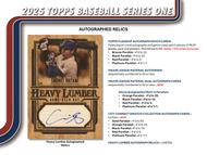 Image for 2025 Topps Series 1 Baseball Hobby Jumbo 6-Box Case