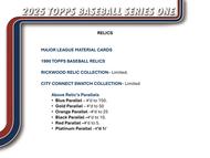 Image for 2025 Topps Series 1 Baseball Hobby Jumbo Box