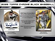 Image for 2025 Topps Chrome Black Baseball Hobby Box