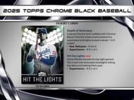 Image for 2025 Topps Chrome Black Baseball Hobby Box