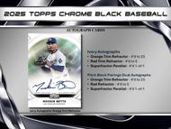 Image for 2025 Topps Chrome Black Baseball Hobby Box