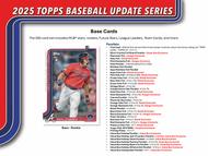 Image for 2025 Topps Update Series Baseball Jumbo Value 108-Pack Case