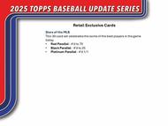 Image for 2025 Topps Update Series Baseball Jumbo Value 108-Pack Case