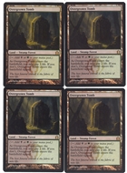 Image for Magic the Gathering Return to Ravnica PLAYSET Overgrown Tomb X4 - NEAR MINT (NM)