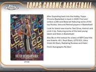 Image for 2024/25 Topps Chrome Basketball Hobby 12-Box Case