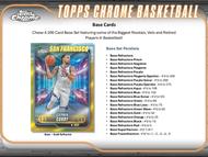 Image for 2024/25 Topps Chrome Basketball Hobby 12-Box Case
