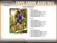 Image for 2024/25 Topps Chrome Basketball Hobby 12-Box Case