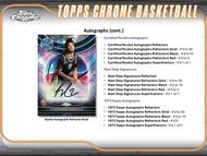 Image for 2024/25 Topps Chrome Basketball Hobby 12-Box Case