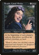 Image for Magic the Gathering Odyssey FOIL Braids, Cabal Minion MODERATELY PLAYED (MP)