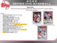 2022 TOPPS SERIES 1 BASEBALL HOBBY 12-BOX CASE | eBay