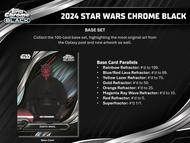STAR WARS CHROME BLACK HOBBY BOX (TOPPS 2024) | eBay