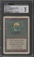 Image for Magic the Gathering Unlimited Mox Emerald CGC 2 HEAVILY PLAYED (HP)
