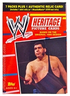 Image for 2012 Topps WWE Heritage Wrestling 7-Pack Blaster Box (PLUS One Relic Card)
