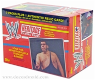 Image for 2012 Topps WWE Heritage Wrestling 7-Pack Blaster Box (PLUS One Relic Card)