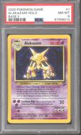 Image for Pokemon Base Set 2 Alakazam 1/130 PSA 8