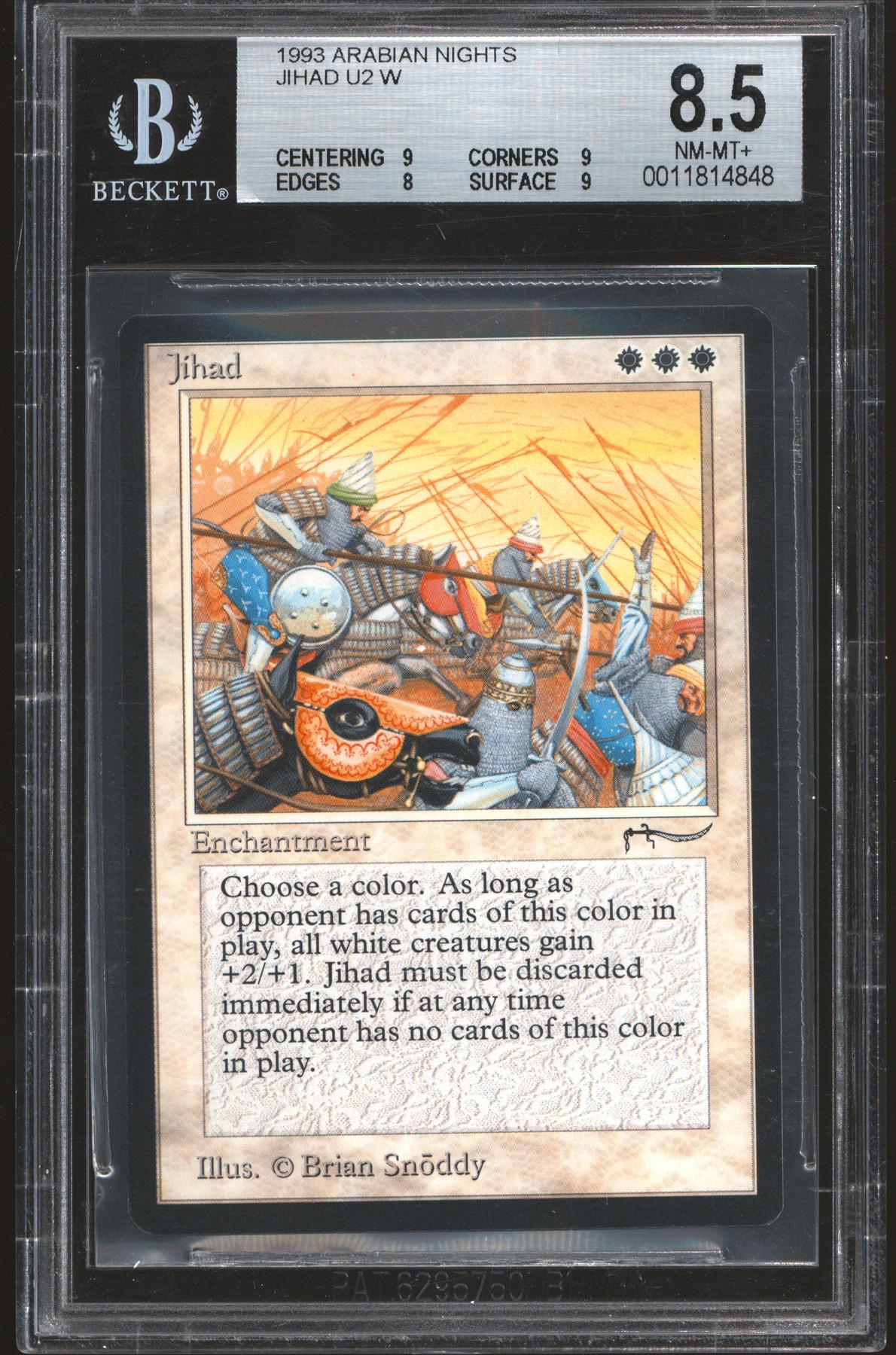 Magic the Gathering Arabian Nights Jihad BGS 8.5 (9 9 8 9) B+++