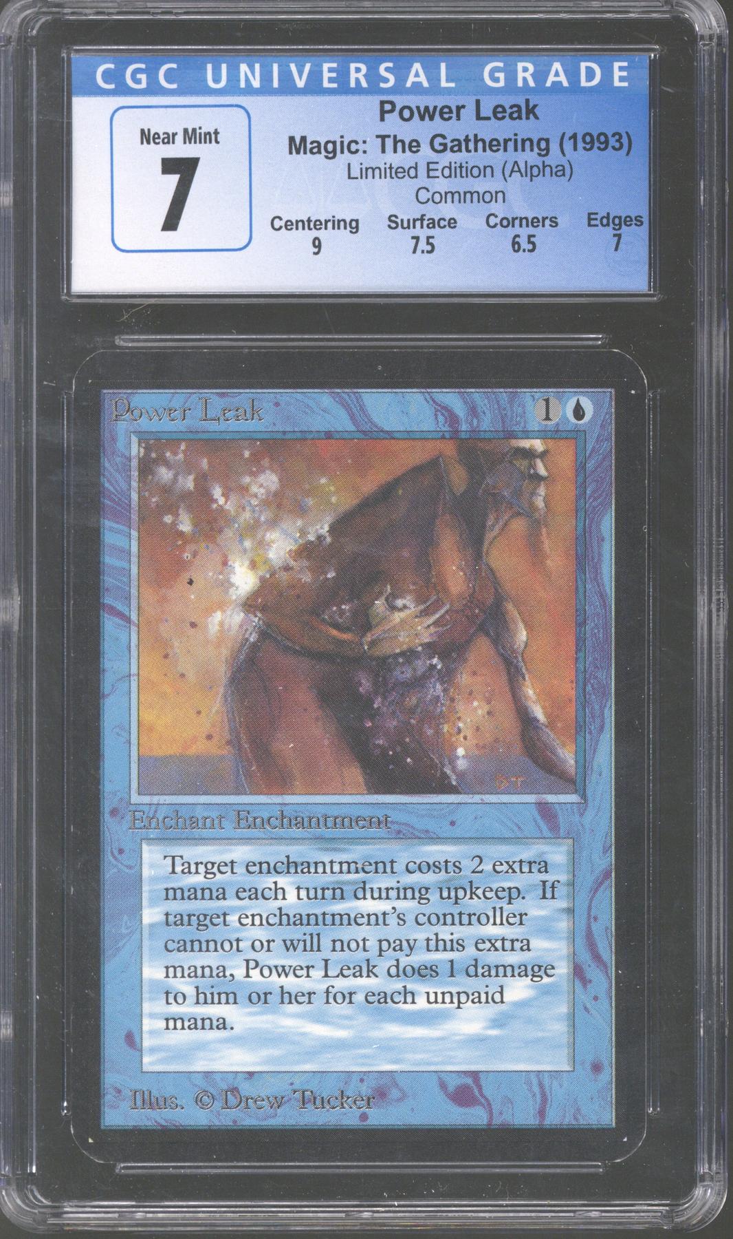 Magic the Gathering Alpha Power Leak CGC 7 | DA Card World