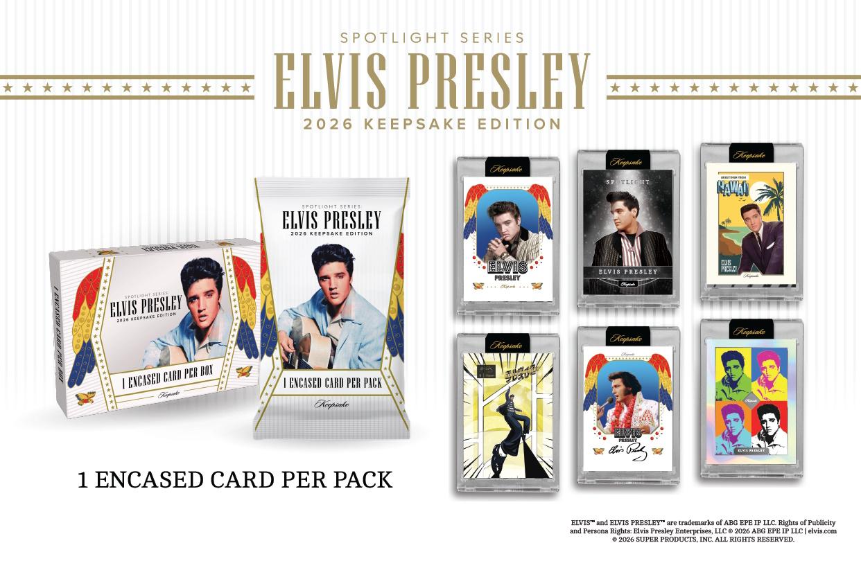 2026 Keepsake Elvis Presley Spotlight Series Hobby 20-Box Case