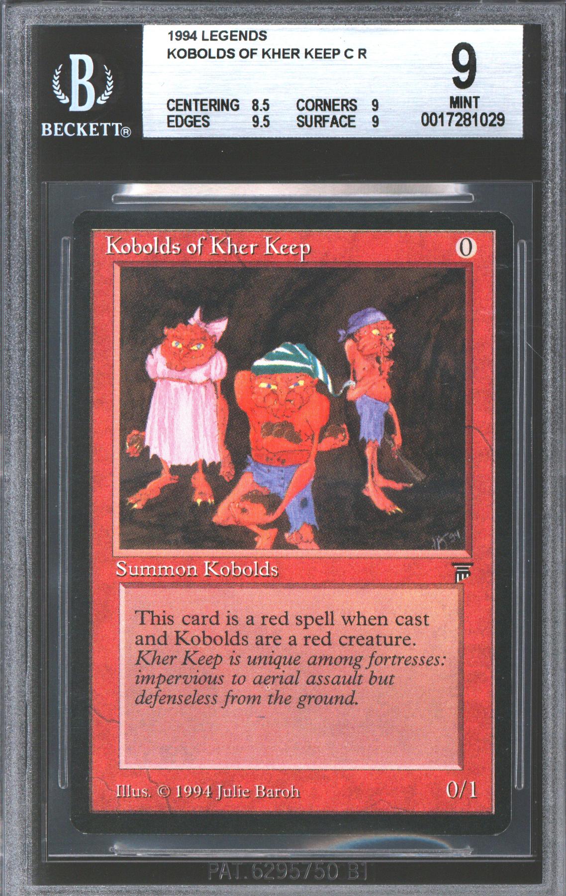 Magic the Gathering Legends Kobolds of Kher Keep BGS 9 (8.5, 9, 9.5, 9)  NEAR MINT NM | DA Card World