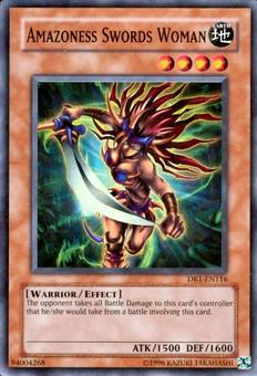 Yu-Gi-Oh Dark Revelation Single Amazoness Swords Woman Super Rare (DR1 ...