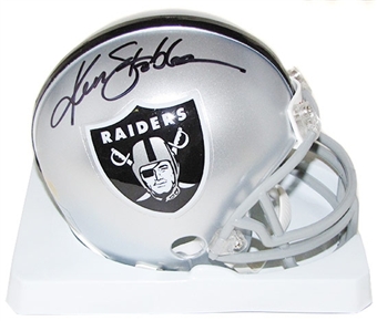 Ken Stabler Autographed Oakland Raiders Mini Helmet | DA Card World