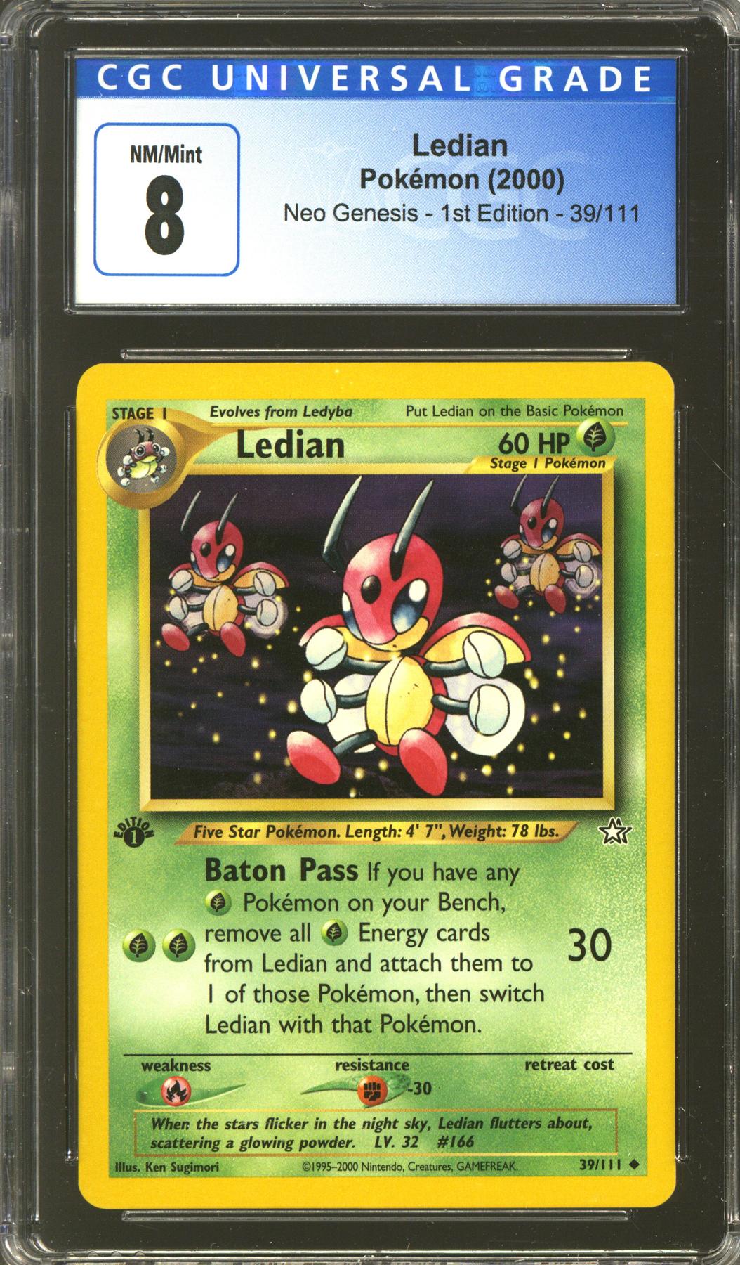 different types of holo pokemon cards Pokemon - Scarlet & Violet - Stellar Crown - Ledian main image 1