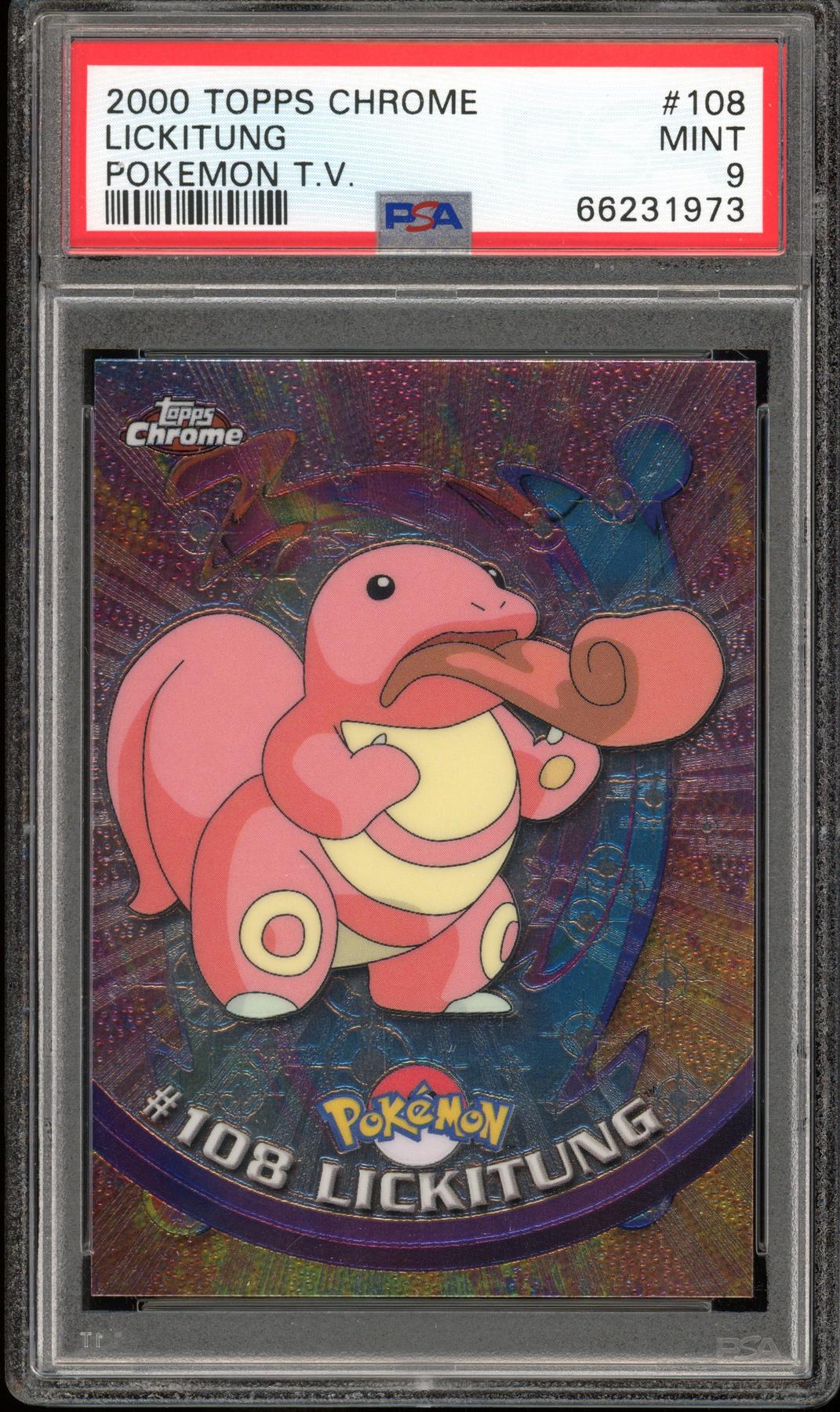 Pokemon Topps Chrome Lickitung Psa Da Card World