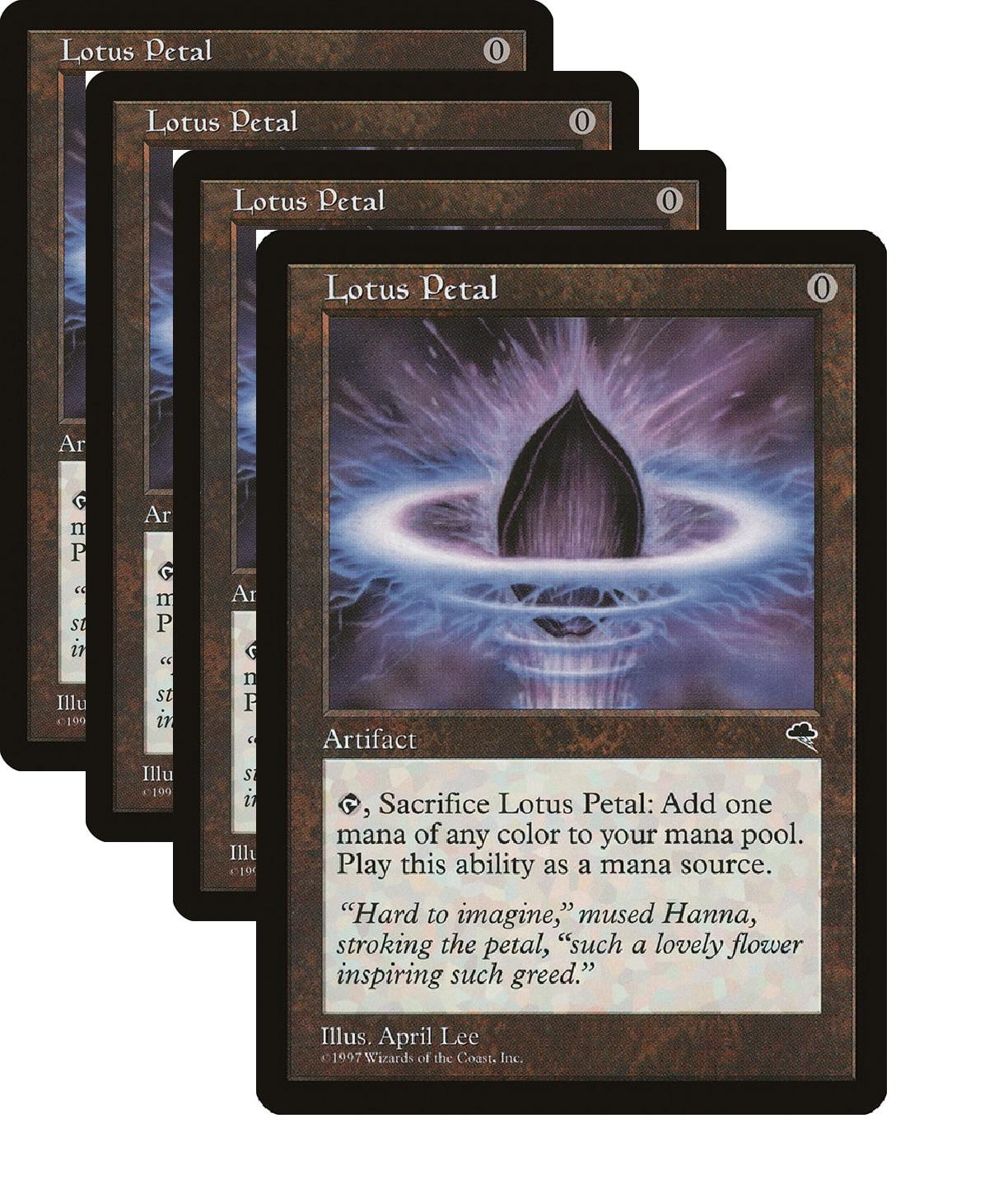 MTG Lotus Petal　4枚セット Lotus Petal 4枚セット Lotus Petal Set Of 4 | eBay