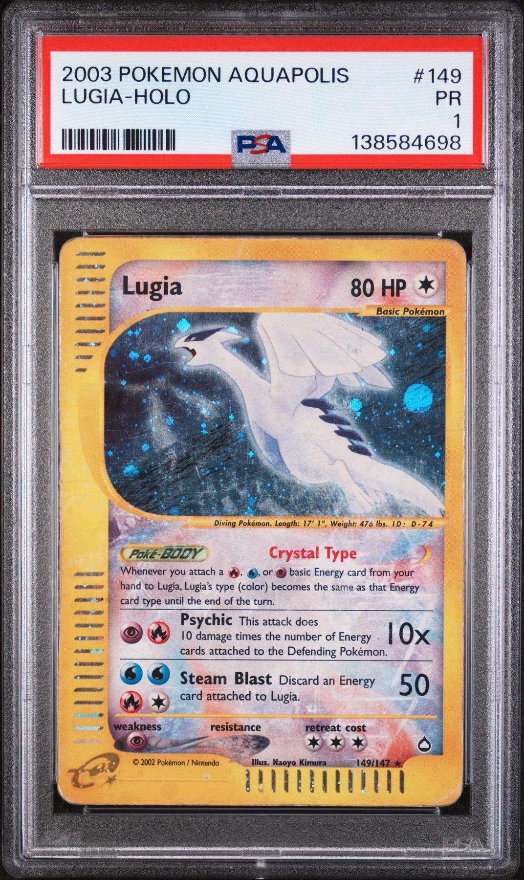lugia holographic pokemon card Pokemon Graded: JP Lugia CGC 9 – Double Infinity Gaming