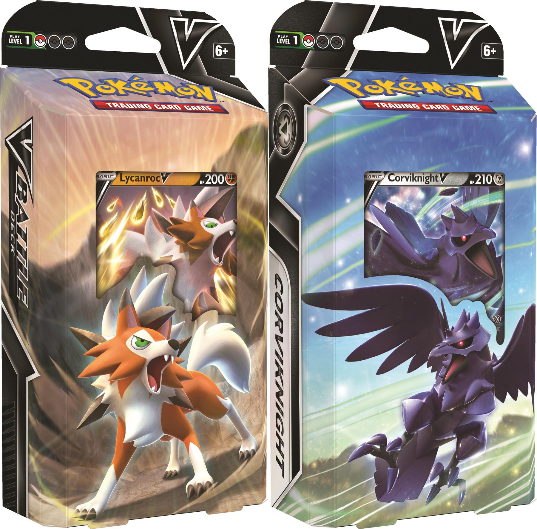 Pokemon Lycanroc V / Corviknight V Battle Deck | DA Card World