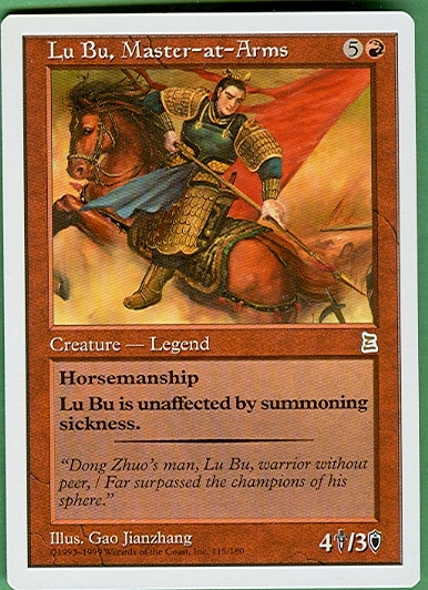 Magic the Gathering Portal 3: 3 Kingdoms Single Lu Bu, Master-at