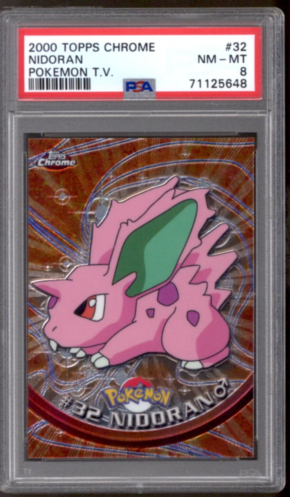 Pokemon Topps Chrome Nidoran Psa Da Card World