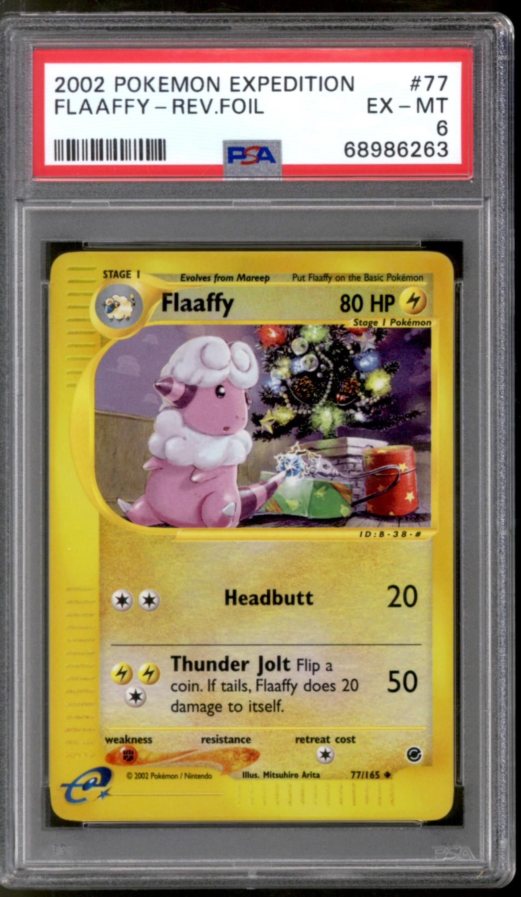 Pokemon Expedition Reverse Foil Flaffy 77/165 PSA 6 | DA Card World