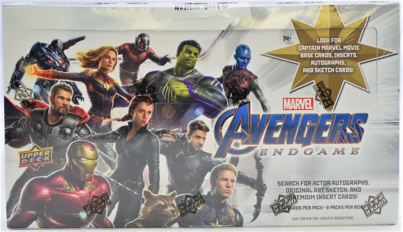 Marvel Avengers Endgame Captain Marvel Hobby Box (Upper Deck 2020)