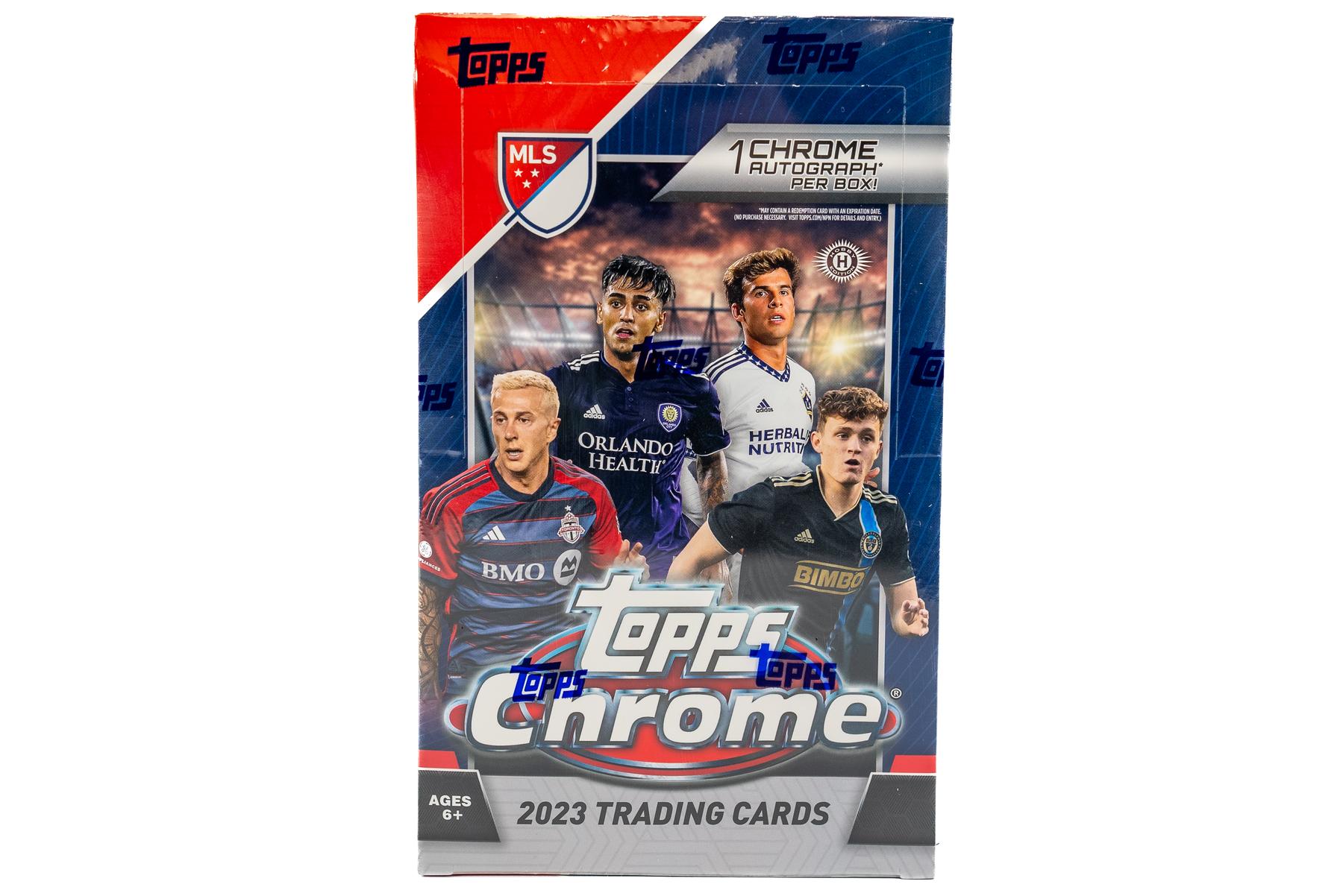 2023 Topps Chrome MLS Major League Soccer Hobby Box
