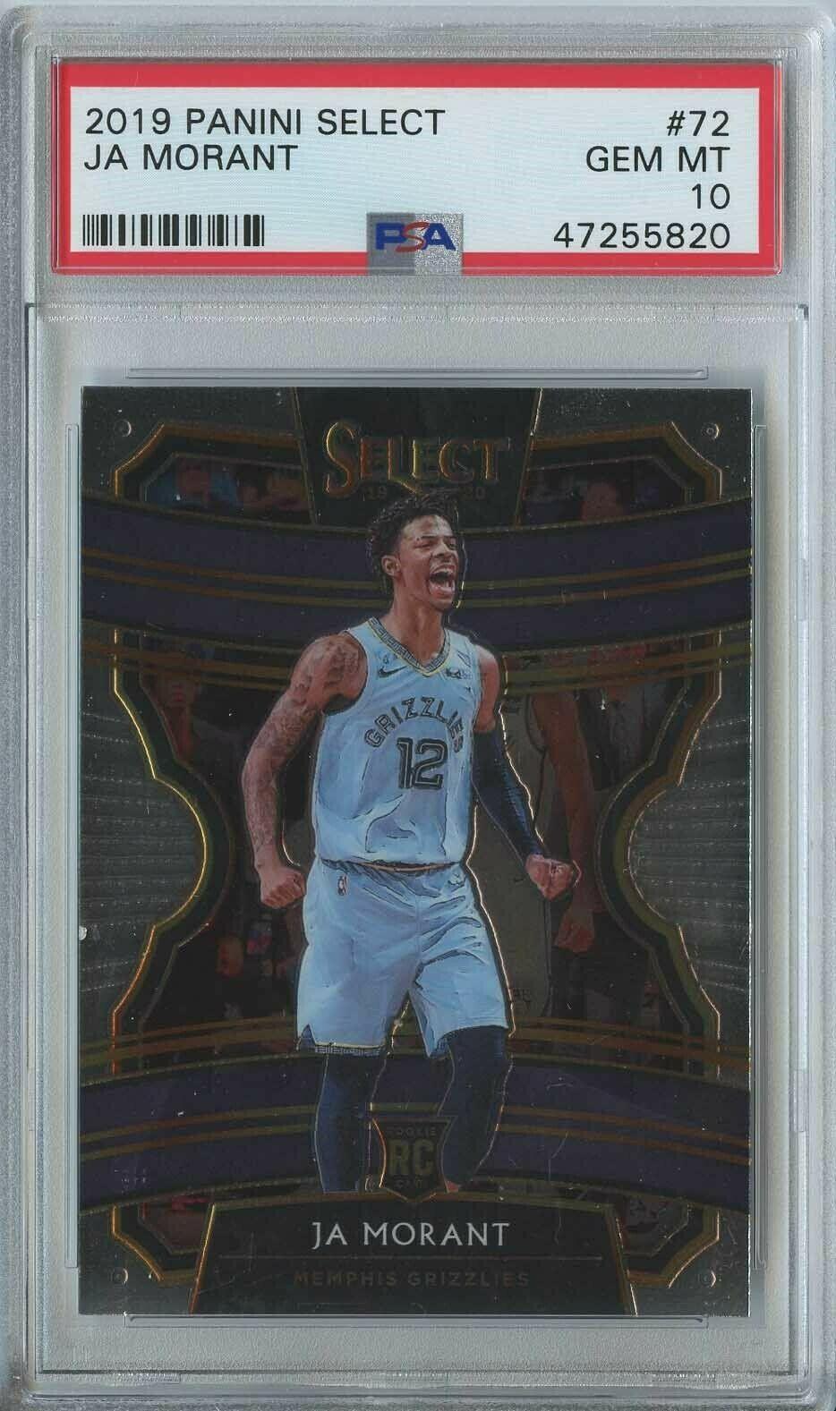 Panini Select Ja Morant Concourse Psa Card Da Card World