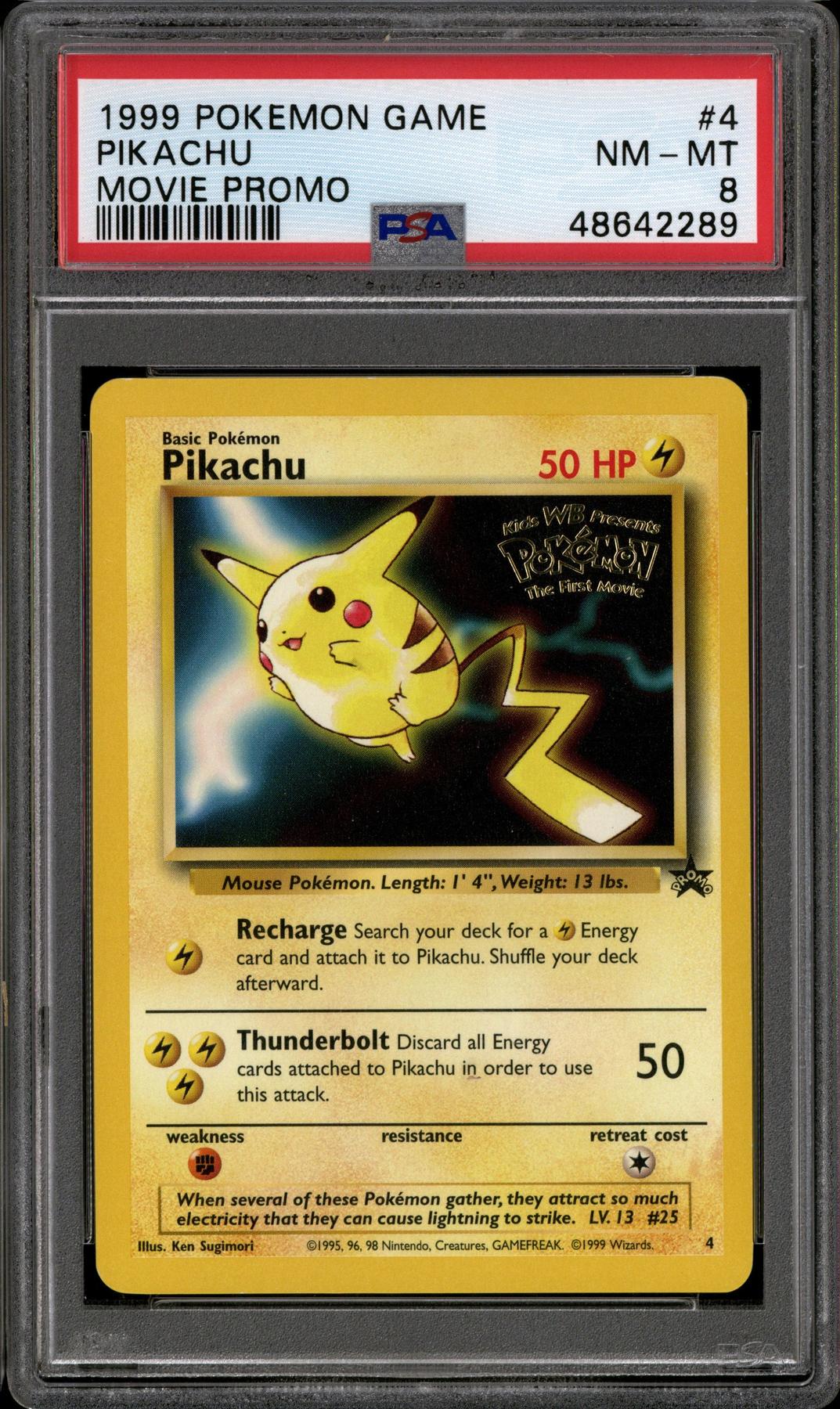 Pokemon WOTC Promo Pikachu 4 PSA 8 DA Card World