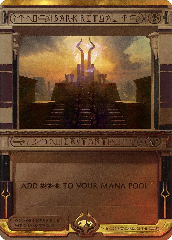 Magic the Gathering Amonkhet Invocation Single Dark Ritual FOIL NEAR