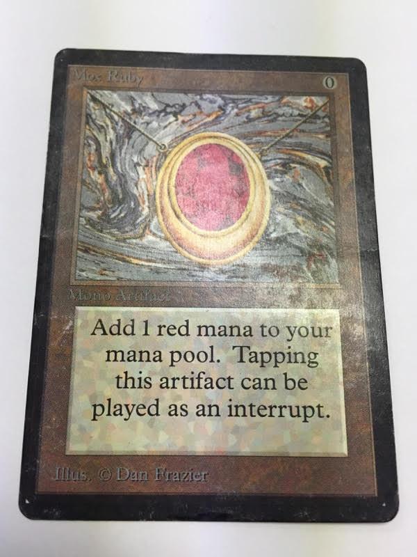 Magic the Gathering Beta Single Mox Ruby - HEAVY PLAY (HP) | DA Card World