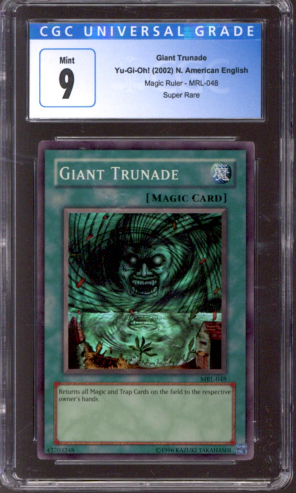 YuGiOh Magic Ruler Super Rare Giant Trunade MRL-048 [1st Edition] [Lightly Played]