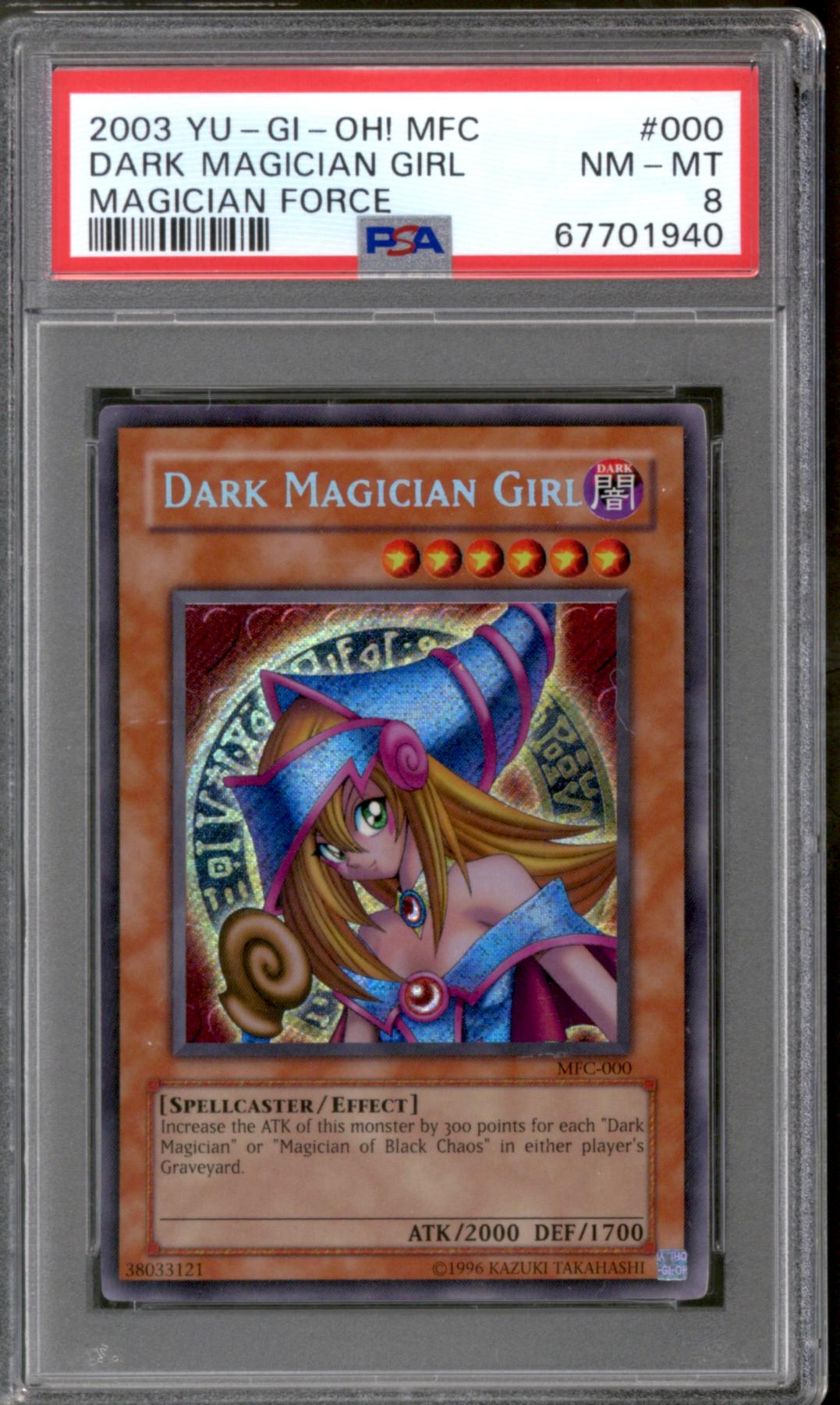 Yu-Gi-Oh Magician's Force Dark Magician Girl MFC-000 PSA 8 | DA Card World